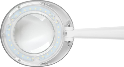 Lampë tavoline Rebel Tools NAR0460-2, lupë zmadhimi 5D, 6W LED, e bardhë