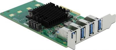 Kartë zgjeruese Delock PCIe 2.0 x4 89048, 4x USB 3.0, për PC desktop