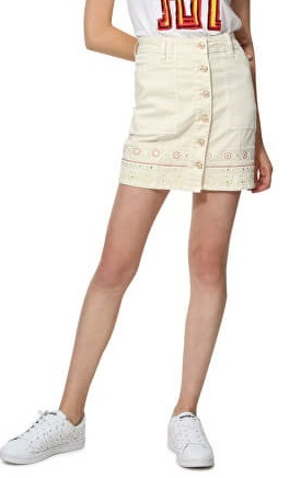 Fund Desigual Fal Boho Crudo 19SWFN01 1001