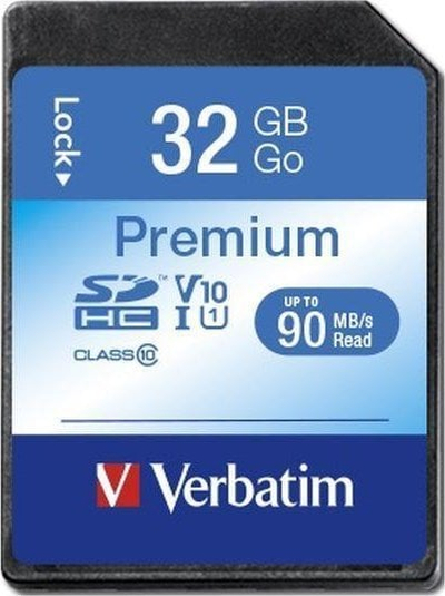 Картичка меморија Вербатим Премиум SDHC, 32GB, Class 10