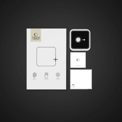 Mbrojtës kamere Tech-Protect Camring Fit+, xham alumini, për iPhone SE 4 2025, transparent