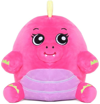 Lodër pelushi DreamBeams Dana Dinozauri Roz, 30 cm