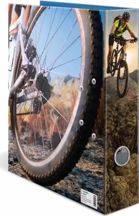 Klasor HERMA Motif Folder Sport Mountain Bike, A4, shpinë 70mm, shumëngjyrësh