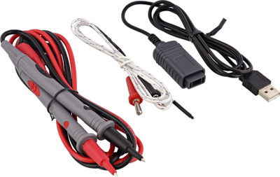 Multimetër dixhital InLine 43126, me dy ekrane, lidhje USB me kompjuter, CAT III 1000V CAT IV 600V