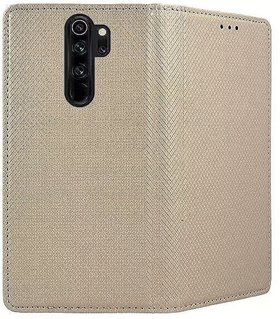 Kopertinë Mocco Smart Magnet Book për Samsung Galaxy A21, me magnet, ngjyrë ari
