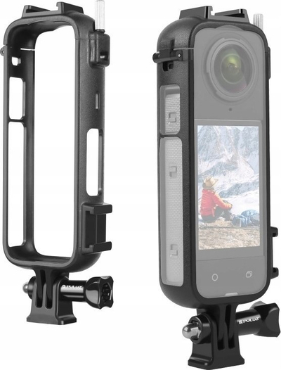 Kornizë montuese Puluz për Insta360 X4, 2x ISO, e zezë