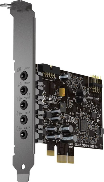 Звучна картичка Creative Sound Blaster Audigy FX V2, 5.1, PCIe, црна