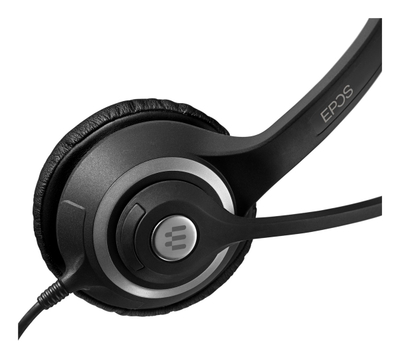 Еднострана слушалка Sennheiser SC 230 MS II, USB, со микрофон со поништување на шум, црна
