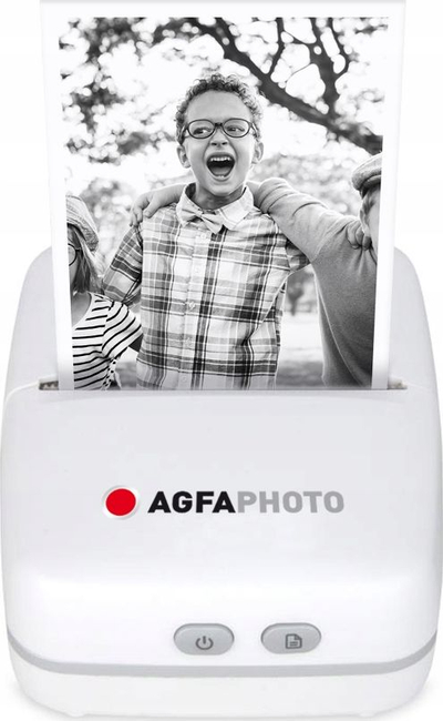 Printer foto i vogël AgfaPhoto Realpix Pocket, Bluetooth, 57mm, i bardhë
