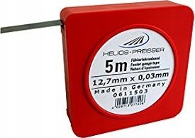 Shirit matës Helios Preisser Feeler Gauge, trashësi 0.05mm, 13mm x 5m, i kuq