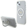 Kllëf telefoni Guess GUHMP15MHRSGSD për iPhone 15 Plus, me unazë Ring Stand, MagSafe, transparent me shkëlqim