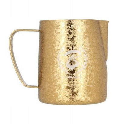Kanë qumështi Barista Space Ice Grain, 350 ml, çelik inox, ngjyrë ari