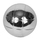 Top petankë Enero Game Ball Pattern 3, çelik kromi, Ø73mm, argjendtë