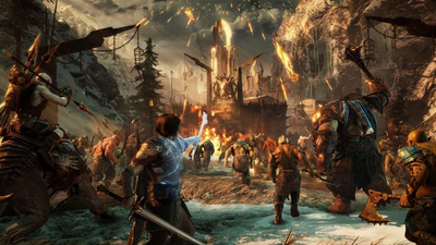 Lojë Xbox One Microsoft Middle Earth Shadow of War Silver Edition, version dixhital, për Windows 10