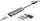 Hub USB 4smarts 5 në 1, 3x USB-A, lexues SD microSD, gri