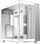 Kuti kompjuteri Antec C8 Full Tower, ATX, xham i temperuar, e bardhë