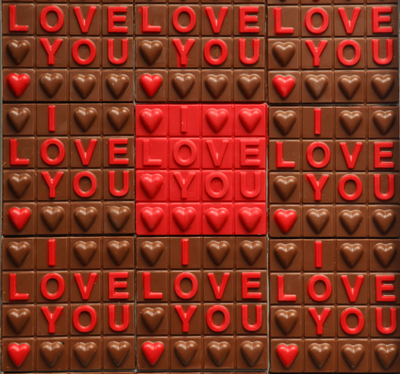 Çokollatë Amel Valentine "I love you"