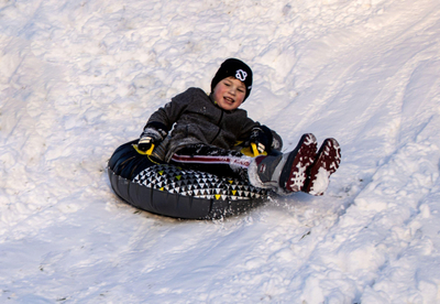 Rreth dëbore me fryrje Restart Arctic Disc, PVC që s’ngrin kollaj, me doreza, i zi gri e verdhë