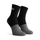 Çorape çiklizmi Rogelli Distance, të larta 18cm, antibakteriale, zi gri