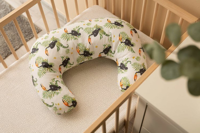 Jastëk gjidhënie Sensillo BEAN C, ergonomik, këllëf pambuku, me tukanë
