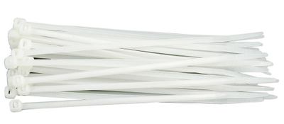 Lidhëse kabllosh plastike Vorel 73906, 200x4.8mm, 100 copë, e bardhë