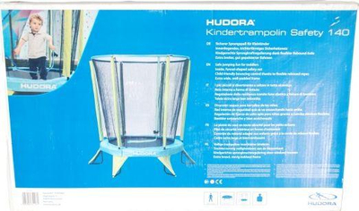 Trampolinë për fëmijë Hudora, 140cm, jeshile (65611)