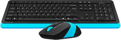 Set tastierë dhe maus A4Tech FG1010, wireless, 2000 DPI, i zi