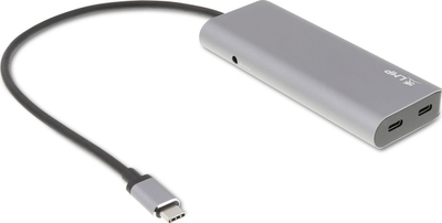 Hub USB C LMP 7 porta, USB 3.0, për laptop, gri hapësinë