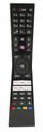 Telekomandë TV LXP1785 VESTEL RM L1785, SMART, Netflix YouTube Prime Video, e zezë