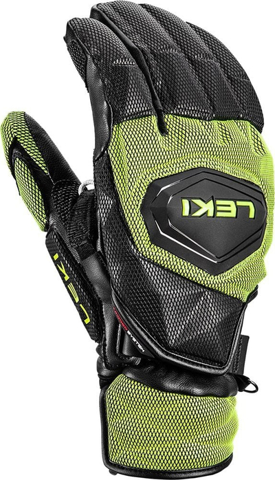 Doreza ski Leki WCR Venom GS 3D Lobster, madhësia 10.5, të zeza Ice Lemon