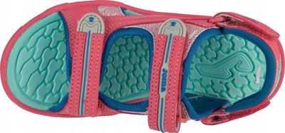 Sandale sportive për kalamaj Joma Casual Flip Flops S.ocean Jr 23, me shul velcro, për verë, rozë turquoise
