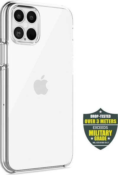 Mbrojtëse Puro Impact Clear për iPhone 12 Pro Max, transparente