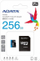 Kartë memoristike Adata Premier microSDXC 256GB UHS1/CL10/A1 (AUSDX256GUICL10A1-RA1)