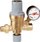 Автоматски полначки вентил Caleffi, 1/2\", со манометар