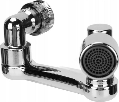 Zgjatues rubineti ROTARY Faucet Extension Aerator XL1063, rrotullim 1080°, trup metal, ngjyrë argjendi