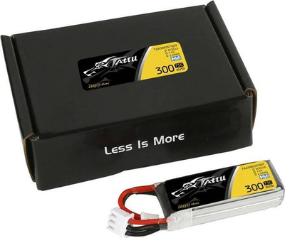 Bateri LiPo Gens Ace Tattu 300mAh 7.6V 75C 2S, për dronë