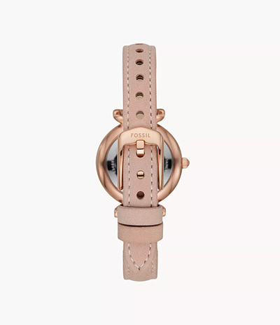 Orë dore për femra Fossil Carlie Mini ES4699, rozë
