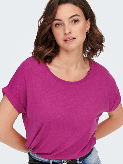 Bluzë ONLY ONLMOSTER Regular Fit 15106662 Festival Fuchsia