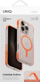 Mbështjellës telefoni Uniq Combat Active MagClick për iPhone 16 Pro, përputhet me MagSafe, portokalli