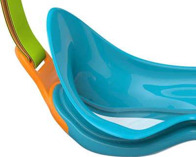 Syze noti për kalamaj Speedo Biofuse Mask, mosha 2–6 vjeç, blu
