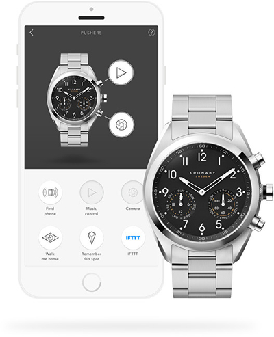 Orë e mençur Kronaby Apex A1000-3111, man