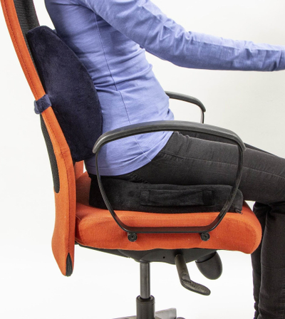 Jastëk ortopedik Powerton, memory foam, ergonomik, i zi