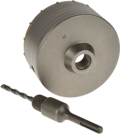 Јадрена фреза за бетон Geko G40007, 125mm, длабочина на дупчење 48mm, сива