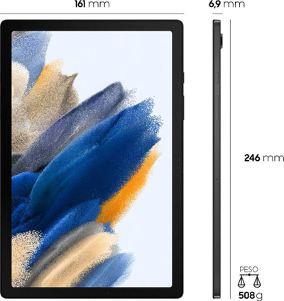 Tablet Samsung Galaxy Tab A8 10.5", 32GB, WiFi, gri e errët