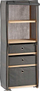 Raft druri Bigbuy Home Shelf, 28 x 113 x 42 cm, gri