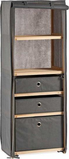 Raft druri Bigbuy Home Shelf, 28 x 113 x 42 cm, gri