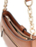 Çantë shpatulle Carrie Top Zip Shoulder Bag, me zinxhir, ngjyrë neutrale