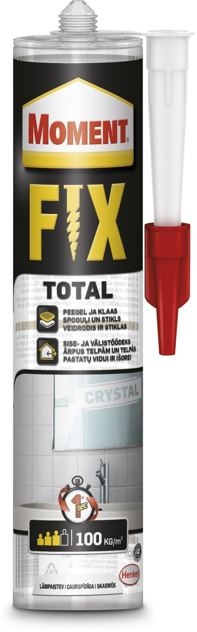 Ngjitës montimi Moment Total Crystal, 290 g, transparent