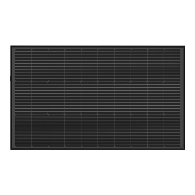 Panel diellor EcoFlow 100W Rigid, set me 2 copë, i zi