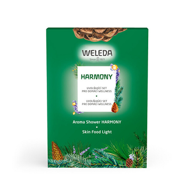 Set kozmetik Weleda Harmony, Xhel dushi harmonizues 200 ml + Krem hidratues dhe ushqyes 75 ml